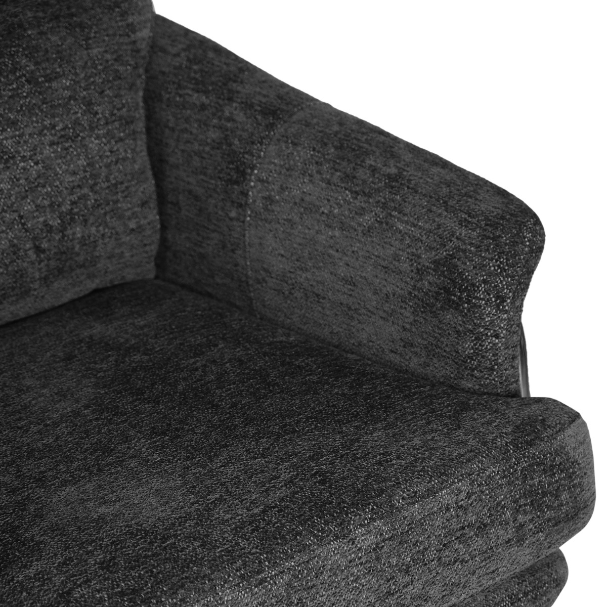 Jasper Mid Century Coal Grey Lounge Chair