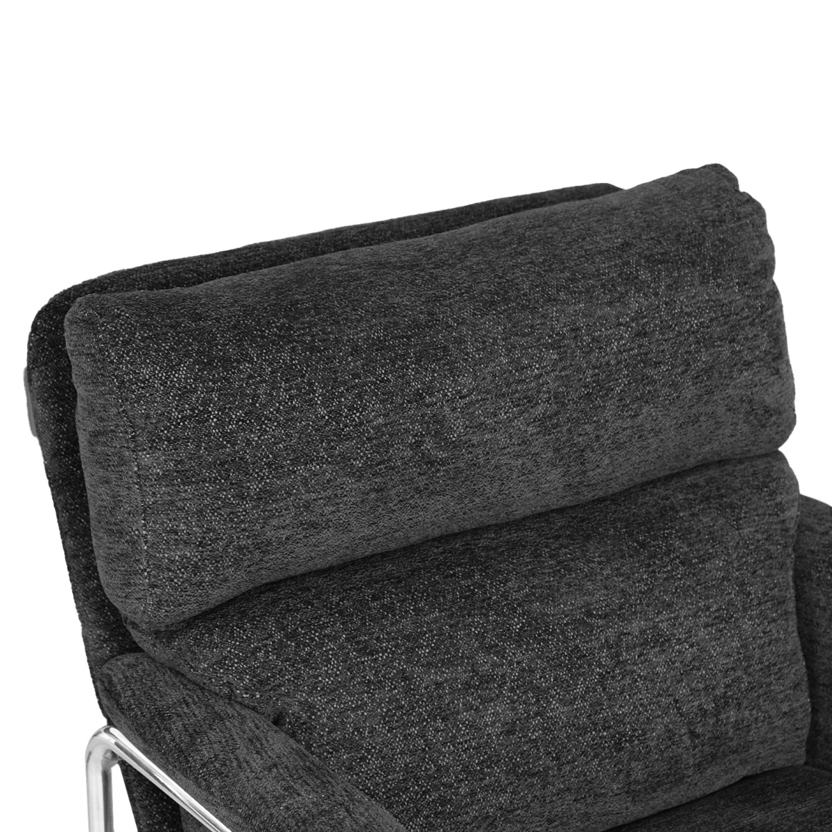 Jasper Mid Century Coal Grey Lounge Chair