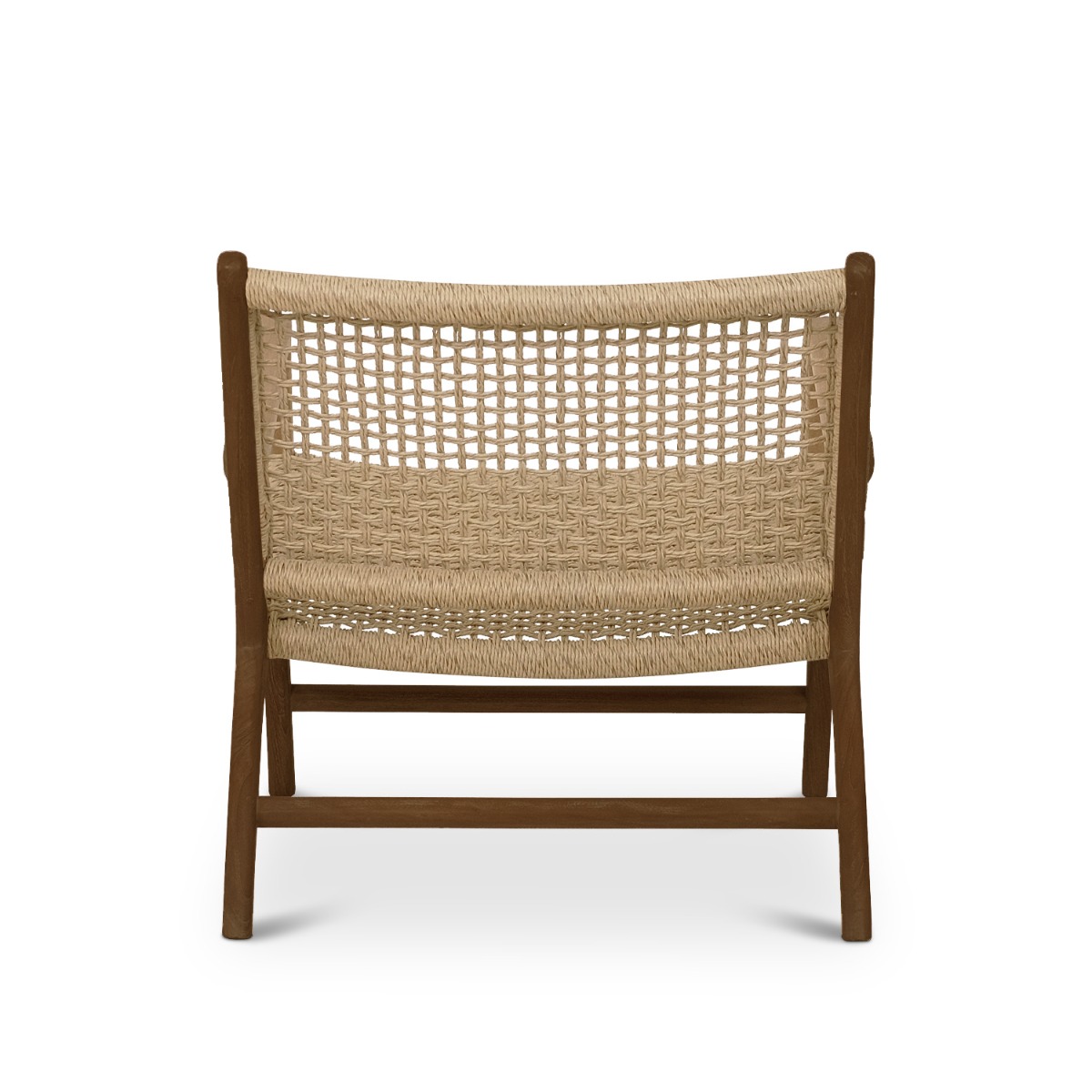 Laras Teak Brown Lounge Chair