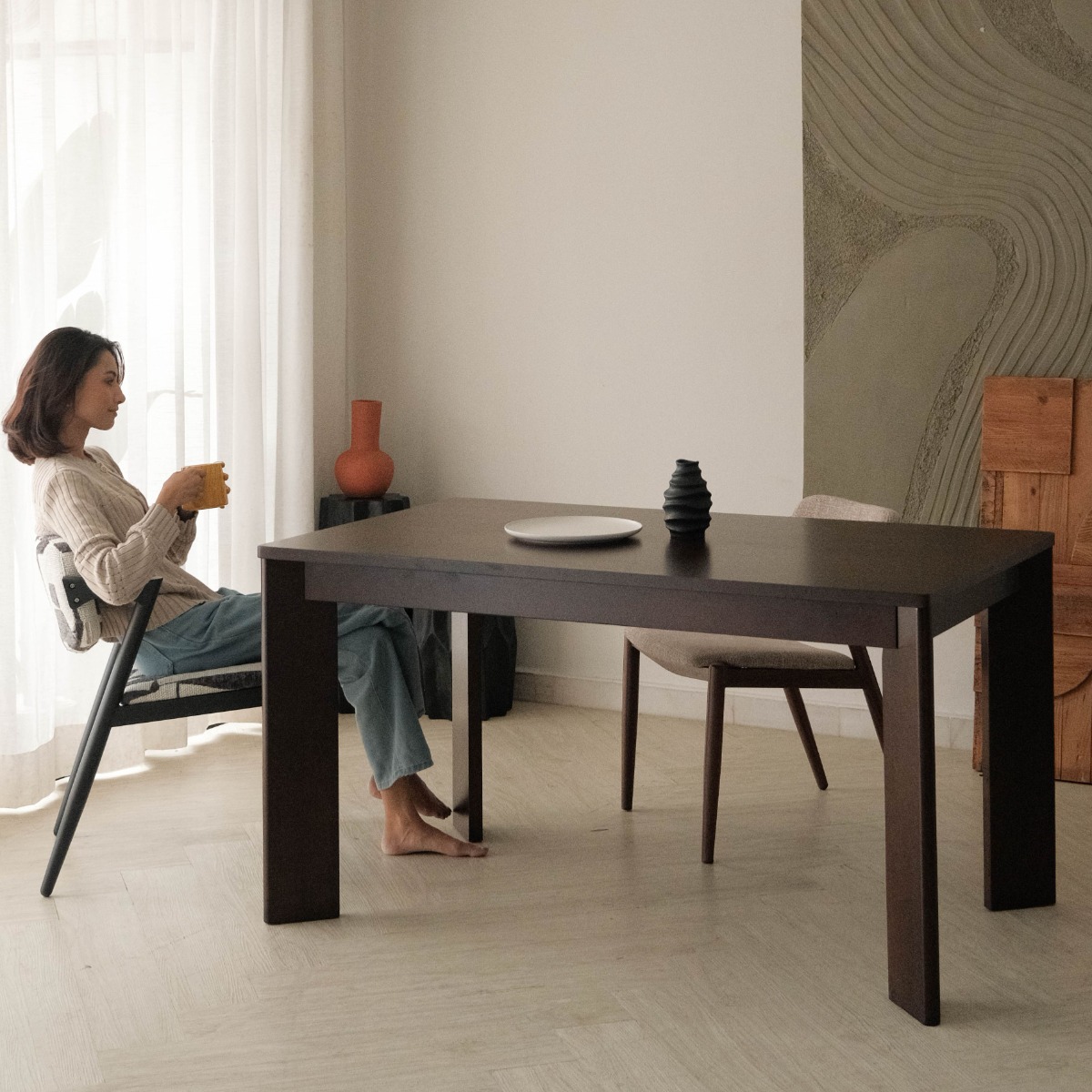 Barry Mahogany Dining Table 140cm