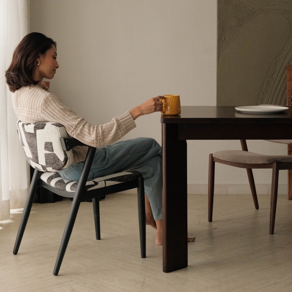 Barry Mahogany Dining Table 140cm