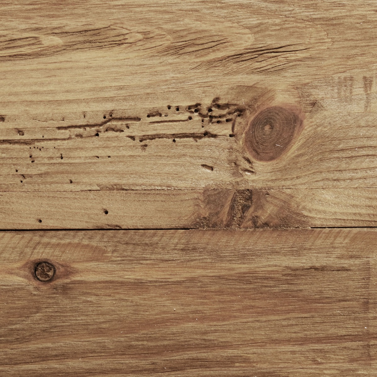 Reclaimed Wood Oval Coffee Table