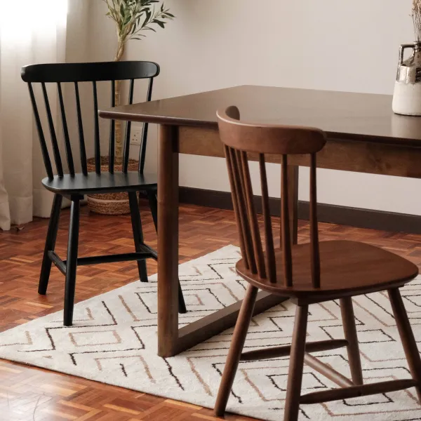 Brenna Ebony Spindle Dining Chair