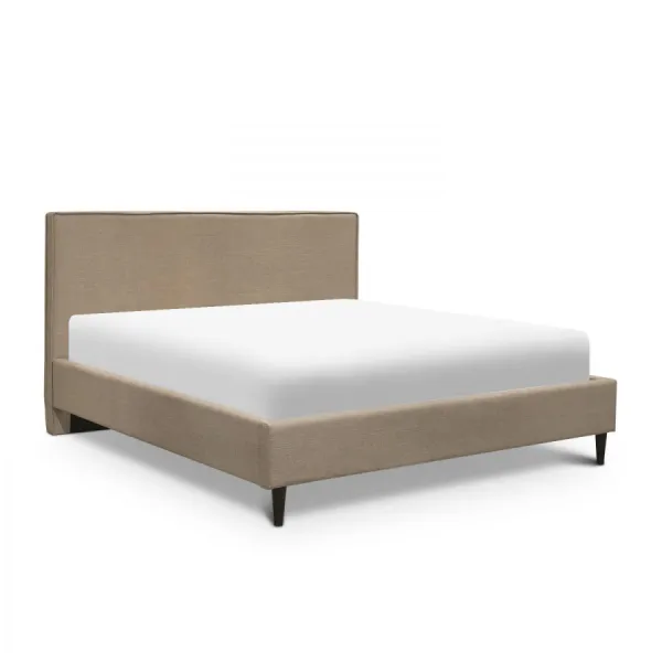 Ava Sand Beige King Bed