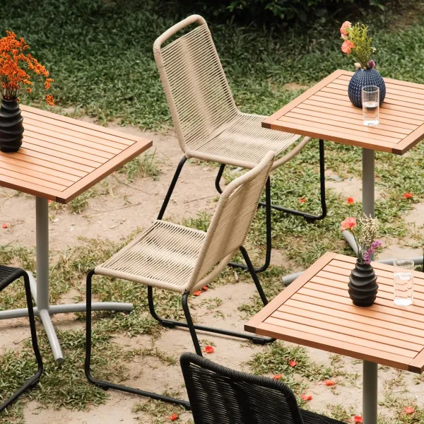 Iris Outdoor/Indoor Dining Chair Sand Beige