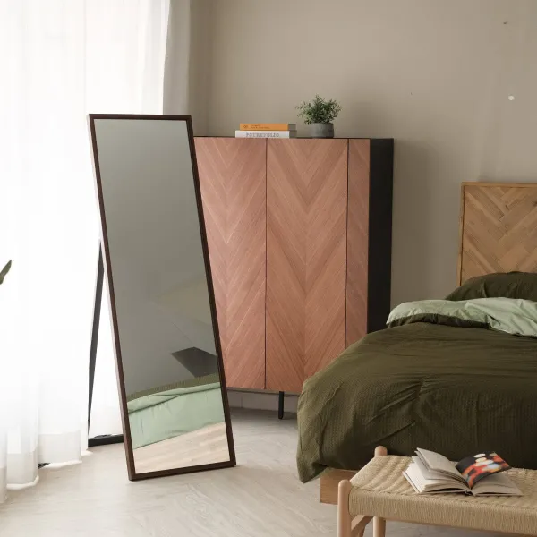 Essential Dark Brown Standing Mirror 50x150cm