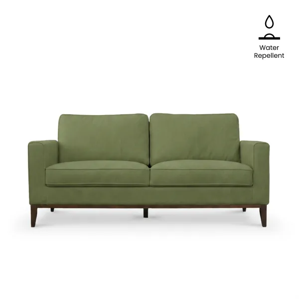 Eloise Retro Green 3 Seater Sofa