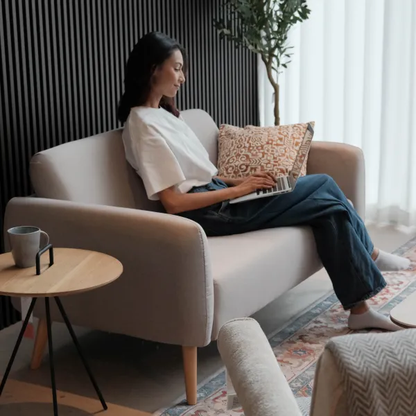 Paige Light Grey Sofa