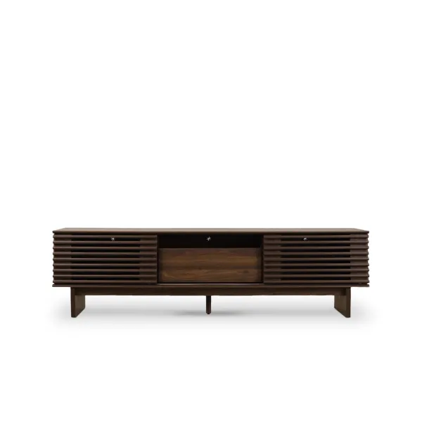 Linear Dark Brown TV Cabinet