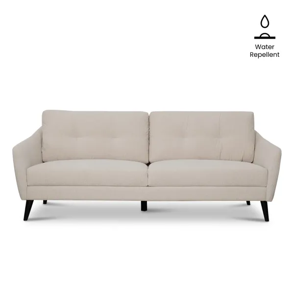 Thalia Light Beige 4 Seater Sofa