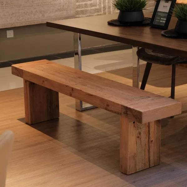 Chunk Reclaimed Wood Bench 157cm