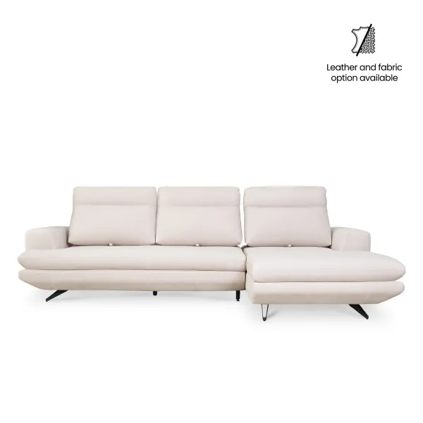 Mason Left Sectional Sofa With Adjustable Back