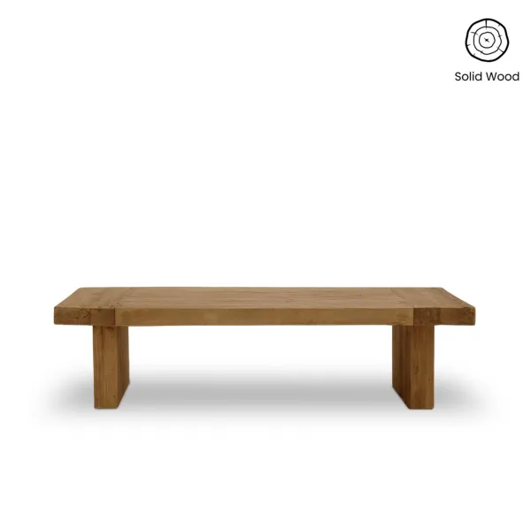 Reclaimed Wood Rectangular Coffee Table 135x70cm