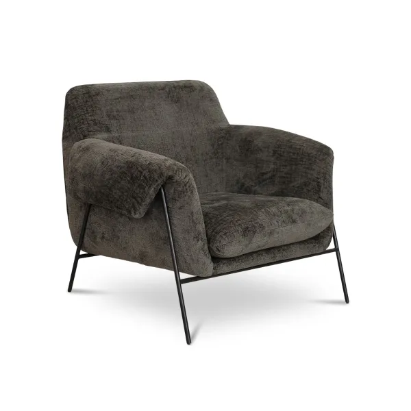 Ivan Pine Green Lounge Chair