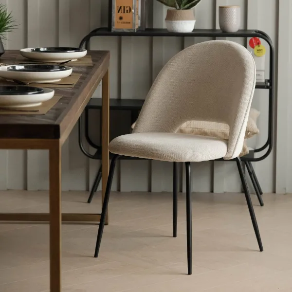 Hilda Oatmeal Dining Chair