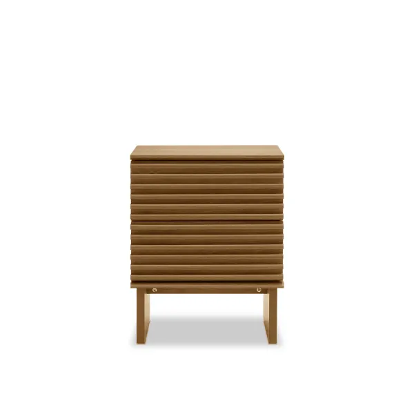 Linear Summer Oak Side Table