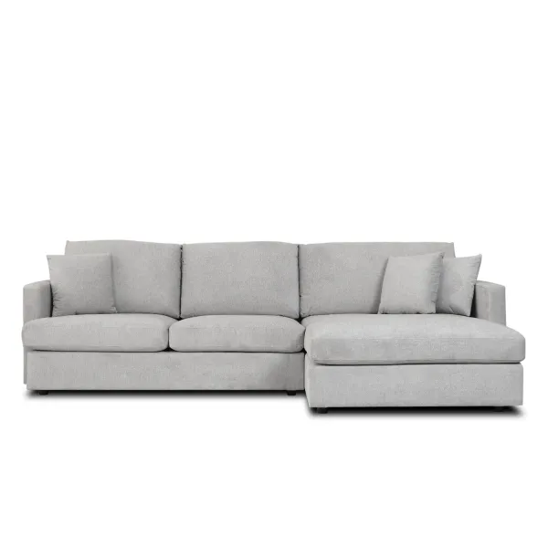 Franca Sand Grey Left Sectional Sofa