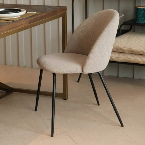 Kate Dining Chair Light Beige