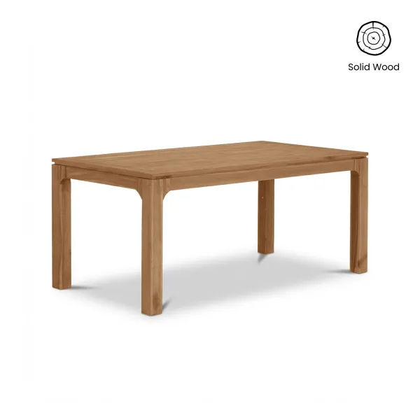 Ming Honey Oak Dining Table 180cm