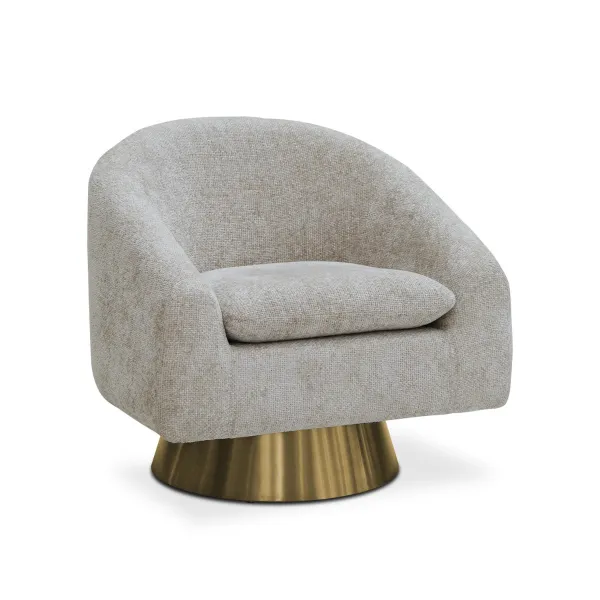 Natalie Sand Beige Lounge Chair