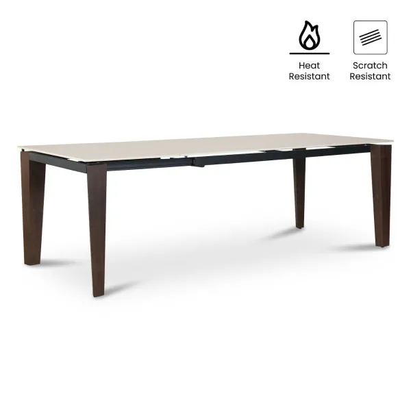 Declan Traventine Expandable Dining Table 180-240cm