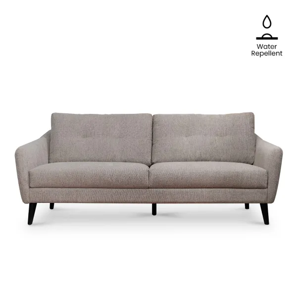 Thalia Stone Grey 4 Seater Sofa
