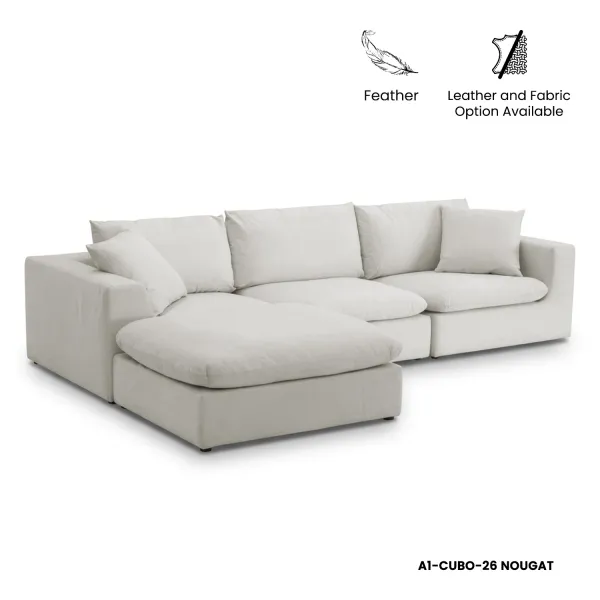 Porter Modular 4 Seater Sofa with Ottoman