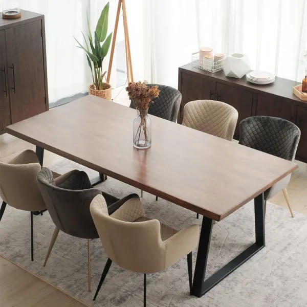 Troy Cedar Brown Dining Table 210cm