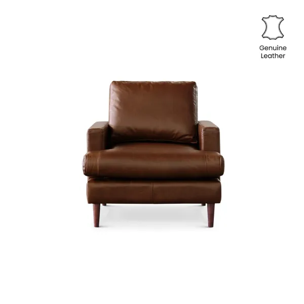 Jarred Vintage Leather 1 Seater Sofa