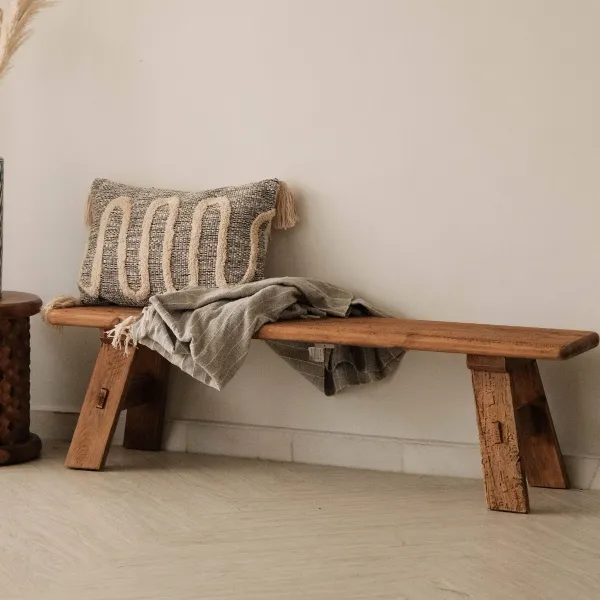 Reclaimed Wood Bench 140cm