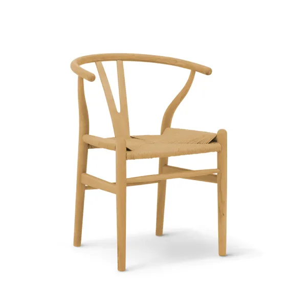 Replica Wishbone Dining Chair Natural