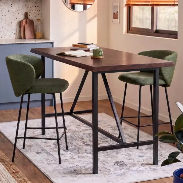 Terrance Cedar Brown Counter Table 150cm