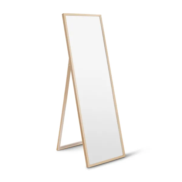 Essential Honey Maple Standing Mirror 50x150cm
