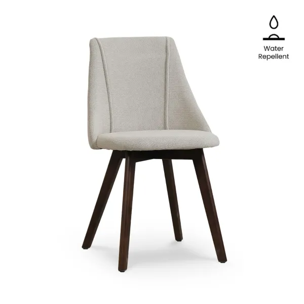 Cara Cappuccino Dining Chair - Oatmeal