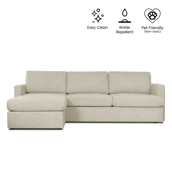 Archer Light Beige Sectional Sofa