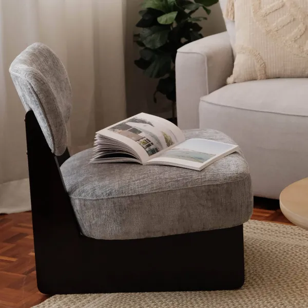 Emma Mist Grey Lounge Chair