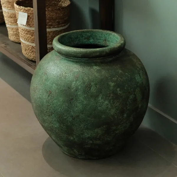Terrava Vintage Jade Terracotta Vase