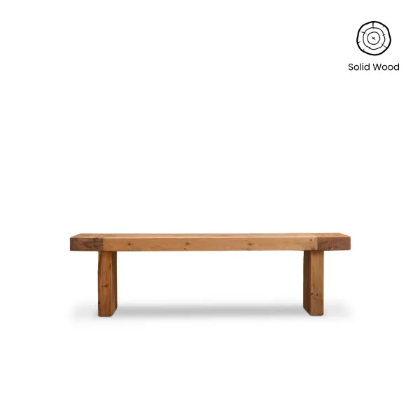 Chunk Reclaimed Wood Bench 157cm