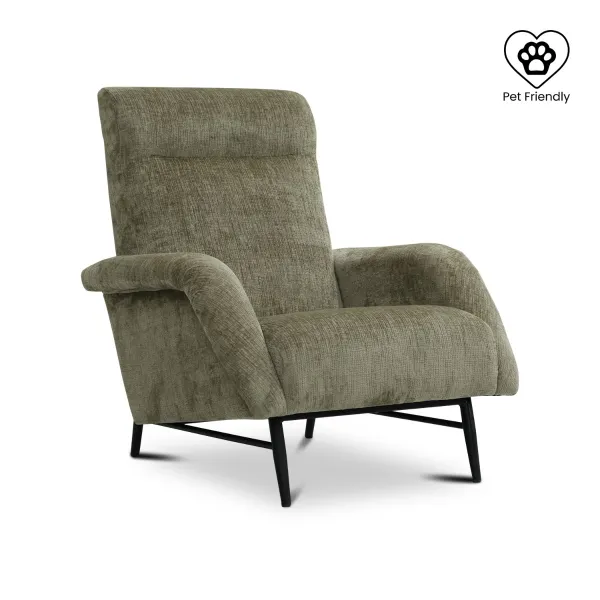 Frank Mid Century Fern Green Lounge Chair