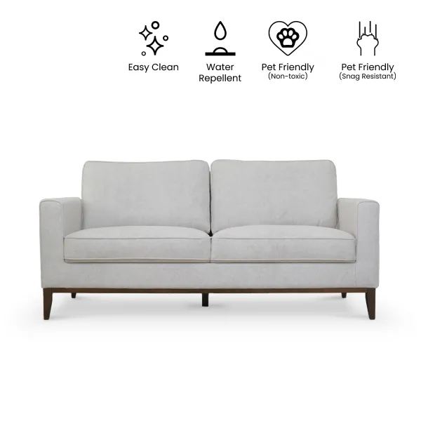 Eloise Flint Grey 3 Seater Sofa