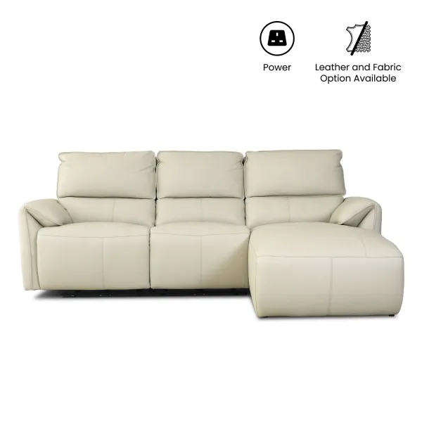 Haven Left Sectional Double-Power Reclining Sofa