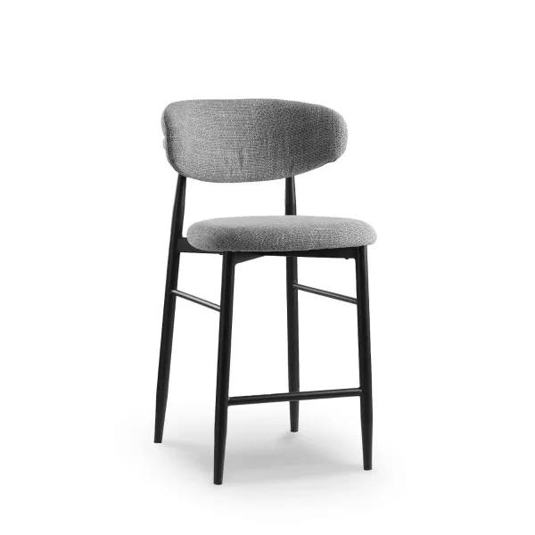 Bliss Ebony Counter Stool Slate Grey