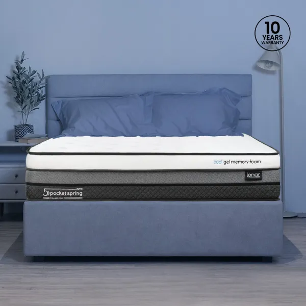 Lenar Frio Cool Gel Memory Foam Super Single Mattress
