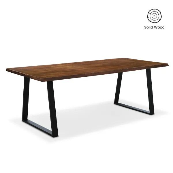 Troy Cedar Brown Dining Table 210cm