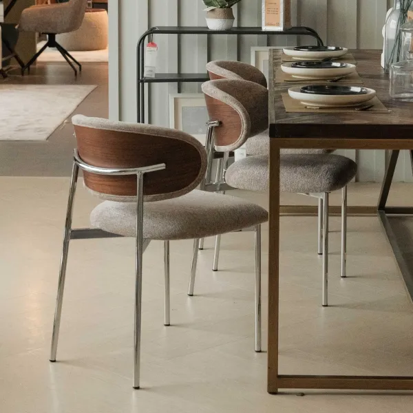 Caden Sand Beige Dining Chair