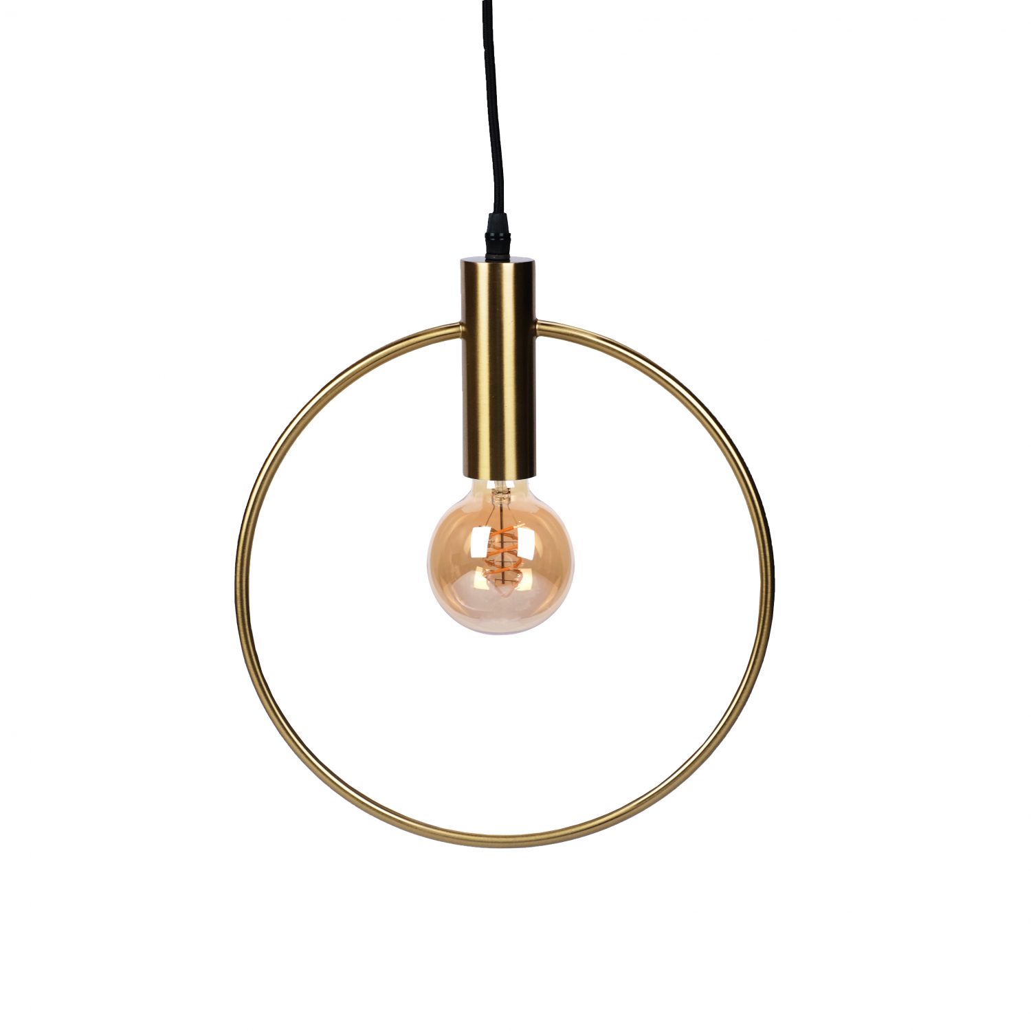 Halo Antique Brass Large Pendant Lamp
