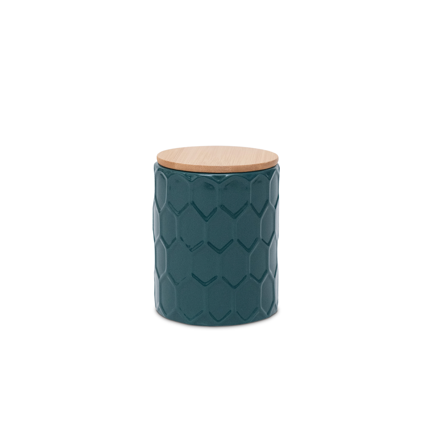 Lana Honeycomb Green Small Canister