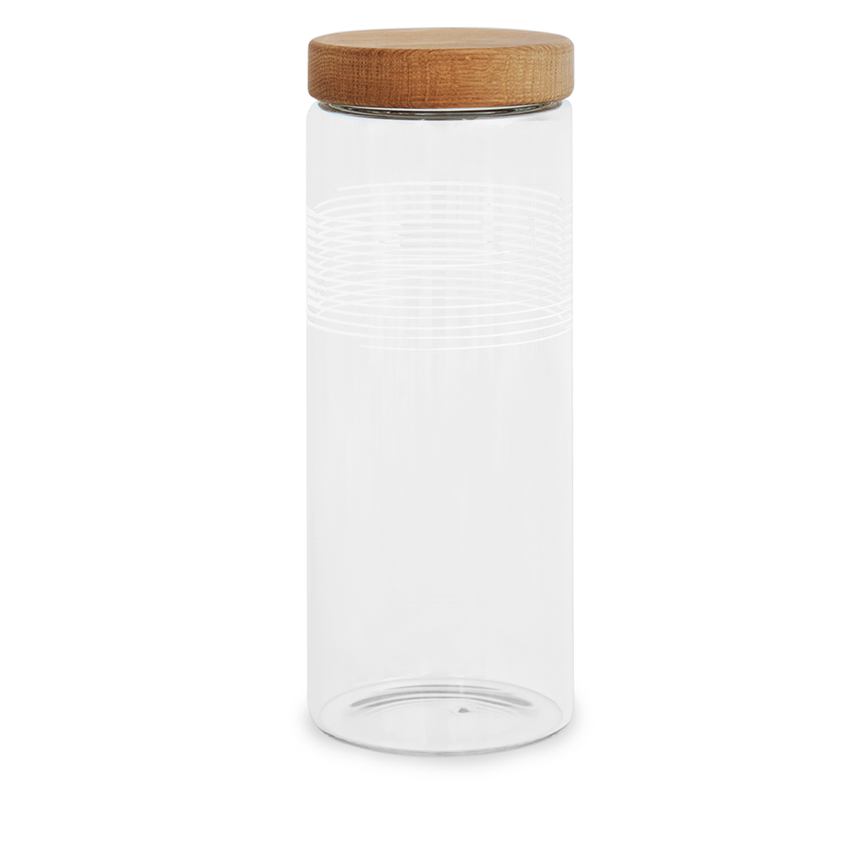 Bennett Storage Jar with Oak Lid - XL
