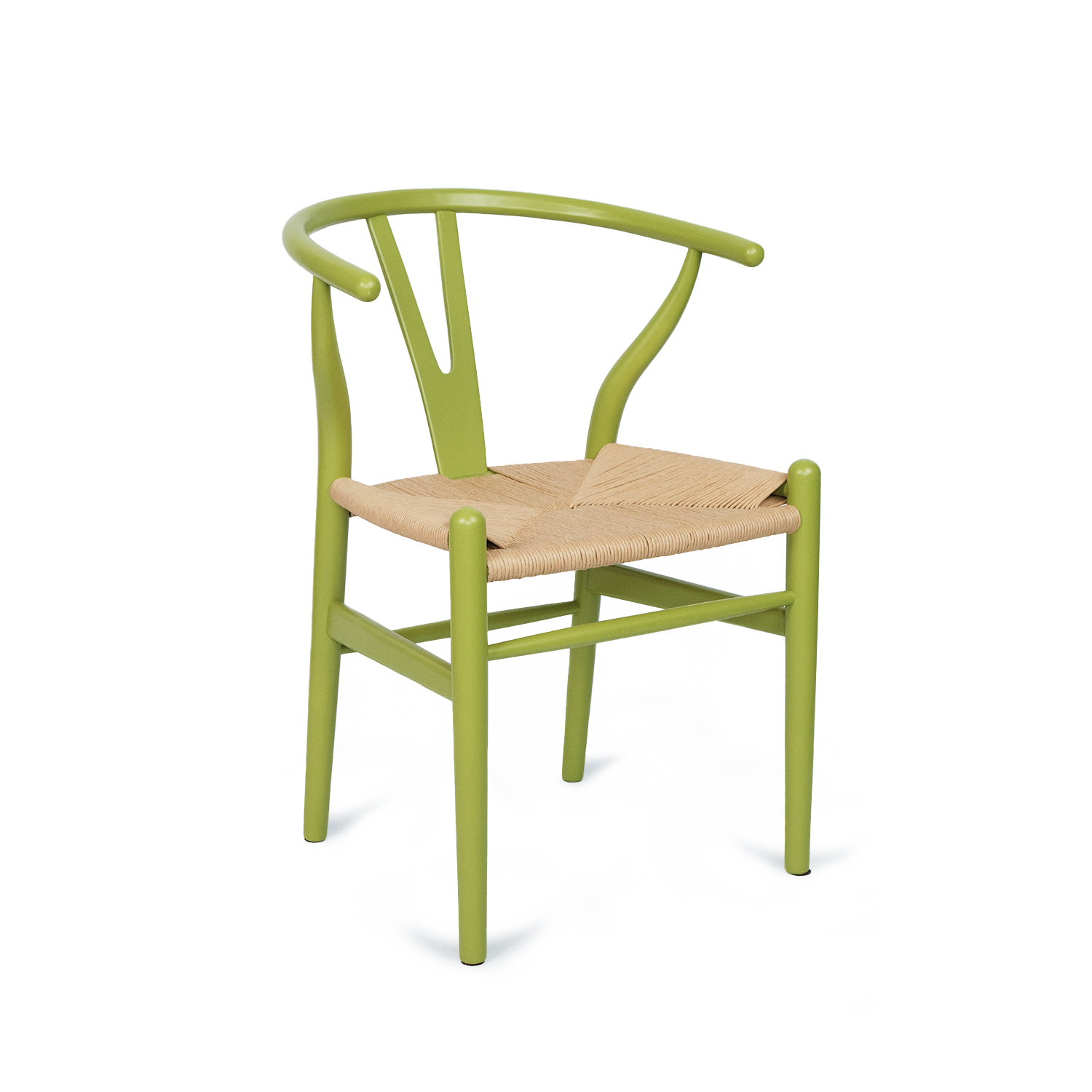 Replica Wishbone Chair Lime Green