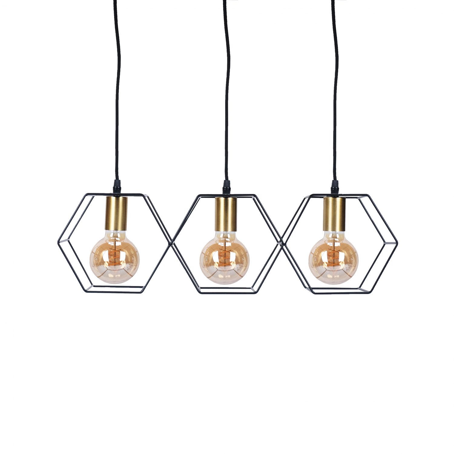 Lito Black & Gold Pendant Lamp
